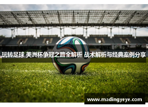 玩转足球 美洲杯争冠之路全解析 战术解析与经典案例分享